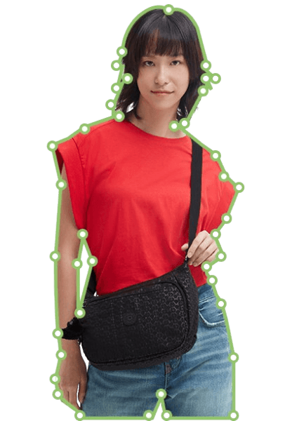 Clipping path cutout
